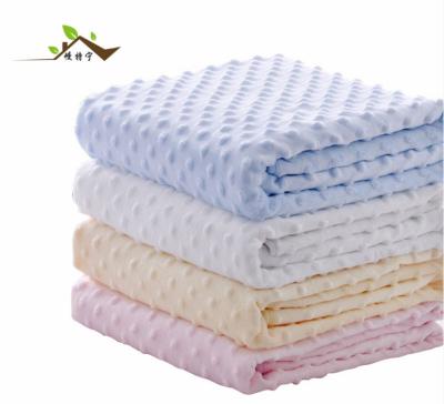 China Super Soft Baby Blanket Dot Baby Swaddle Comfortable Anti Dust Mite Hot Sale Baby Blanket for sale