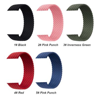 China New Fabric Chungming Classic 2022 Watch Band Nylon For Apple Watch 38mm 44mm Solo Loop For Apple Watch SE7 6 Series 5 4 for sale