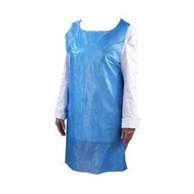 China No Sleeves Transparent Clear Household Plastic PE Apron On Roll Customized Waterproof HDPE LDPE Disposable Acceptable Aprons and Oil Proof for sale