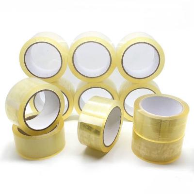 China Customized Anti-Static Strong Clear Adhesive Opp Waterproof Transfer Bopp Tape Cardboard Packing Tape Strong Adhesive Packing Tape for sale