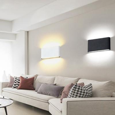 China Modern new style art modern wall light deco bedroom bedside hotel home outdoor 6w 12w ip65 led wall lamp for sale