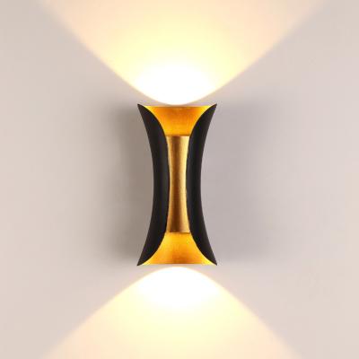 China New style Borosilicate wall art ip65 light deco bedroom bedside modern outdoor indoor hotel home outdoor glass led wall lamp led lamps for sale