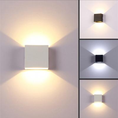 China Amazon new style modern modern art deco indoor outdoor bedroom bedside hotel home wall light 6w 12w led wall lamp for sale