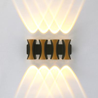 China Modern LED 4W 10W Through Lights Aluminum Indoor Outdoor Square Modern Waterproof IP65 Wall Sconce Light for sale