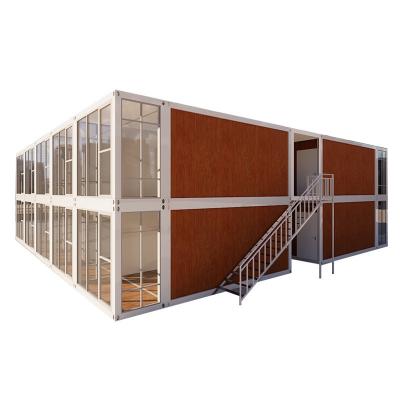 China Modern Prefabricated House Mobile Expandable Container House Modular Portable Office Container Homes Apartment Dormitory Restaurant for sale