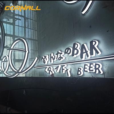 China Stores Retail Led Electronic Signs Led Sign Cafe Led Backlit Channel Letter for sale