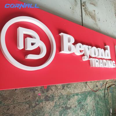 China Shops Custom Acrylic 3d Led Cafe Signage Outdoor Pizza Shop Store Logo Lighting Led Illuminated Electronic Channel Letter Sign for sale