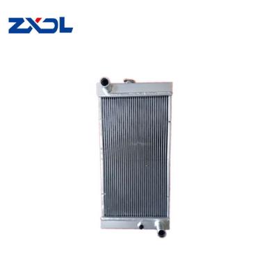 China Self-Powered Excavator Engine Copper Radiator Digger Brass Generator Radiator E313B E312D E315D Radiator Fan for sale