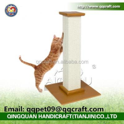 China Viable Plant Cat Tree Scratching Post Pet Scratcher Kitten Kitty Toy from QQPET for sale