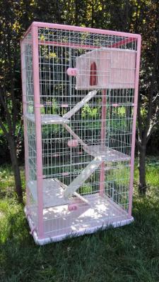 China Cheap viable wholesale china stainless steel pet cat cage for sale