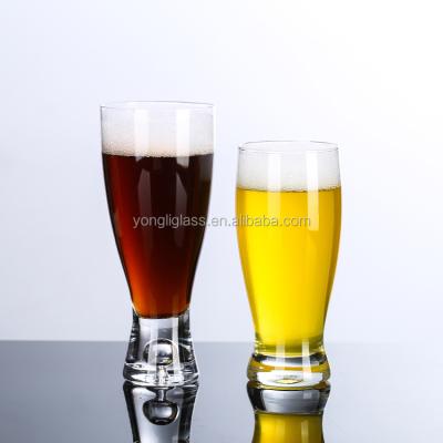 China New Design Fancy Disposable Pilsner Beer Glass For Wholesale And Custom Logo Beer Glass German Stoneware Mugs For Bar Use for sale