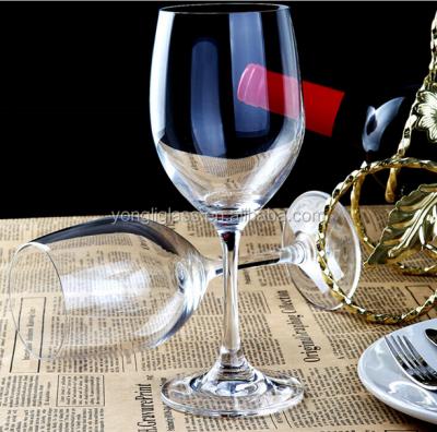 China Eco-friendly hot selling red wine goblet, crystal red wine glass, thick stem red wine glass for sale