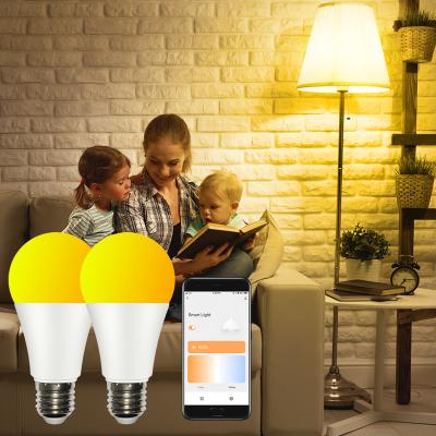 China WIFI Remote Control Residential LED Colorful Explosive Light 2022 Bulb Bedside Smart Bulb Light for sale