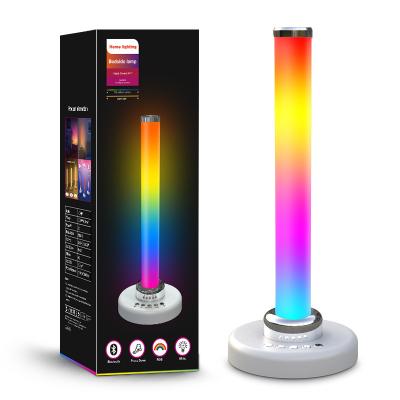 China Home Indoor Colorful APP Decoration RGB Minimalist Atmosphere LED Night Light Night Light Bedside Music Wireless Remote Control Desk Lamp for sale