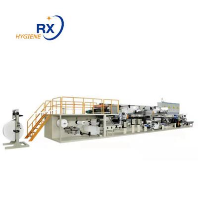 China Factory Semi Servo Disposable Diaper Production Line For Baby Diaper Making Machine for sale