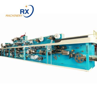 China Factory Full Servo Full Automatic Baby I Form Diaper Production Line Baby Diaper Product Making Machinery for sale