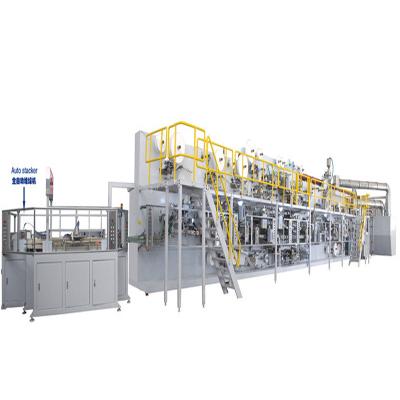 China High Quality Full Servo Automatic Baby Diaper Material Production Line Diaper Making Machine Manufacturer Price for sale