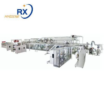 China Factory Full Automatic Diaper Making Machine Baby Diaper Production Line With Factory Direct Sale Price for sale