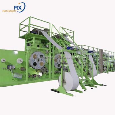 China Factory Low Cost Small Scale Making Patient Adult Diaper Making Machine For Sale for sale