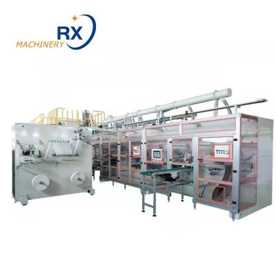 China Full Automatic Factory Servo Control Lady Pad Panty Liner Production Line for sale