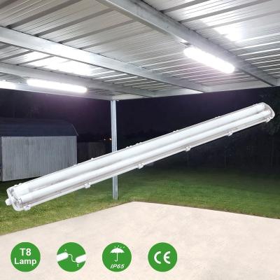 China PS Diffusor IP65 Warehouse Eslas CE Certification Low Price ABS PC Waterproof Light Fixture LED Batten High Low Protection Level for sale