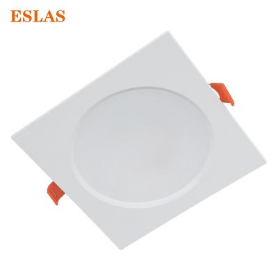 China Eslas Modern Manufacturer Price Premium Alum Plastic Square IP20 LED Downlights Rating for sale