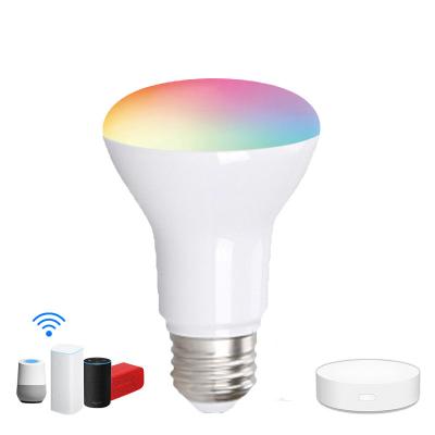 China 12W Residential BR30 E26 E27 110V 240V Tuya Powered Smart LED Light Bulb WiFi Control with Amazon Alexa Google Home for sale