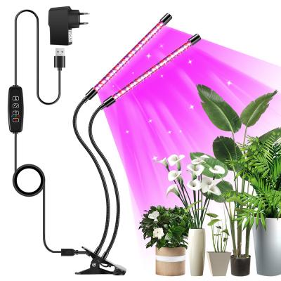 China Seed Seed Planting Plants Indoor Professional Lighting Dimmable Two Adjustable Full Spectrum Dimmable Aluminum Adjustable 12W LED Grow Lights for sale