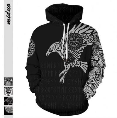 China Anti-Wrinkle Newcomers Wholesale Hooded Oversized Long Sleeve Streetwear Pullover Hoodie Digital Printed Graphic Hoodie 3D Sweatshirt for sale