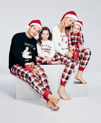 China Casual Plaid Adult Baby Kids Clothing Boutique Children Pajamas Family Christmas Matching Outfits for sale