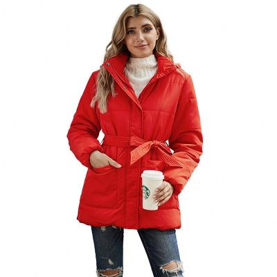 China Waterproof 2021 Wholesale New Style Women's Full Sleeve Casual Wear Winter Stripper Jacket for sale