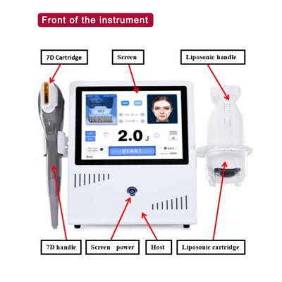 China SMAS, die HIFU Abnehmen anheben, bearbeiten 2 in 1 Liposonix fokussiertem Gerät des Ultraschall-7D maschinell zu verkaufen