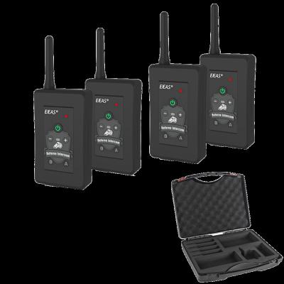 China 100% waterproof a set of 4 pieces of FBIM with suitcase Bluetooth intercom reference communication system walkie talkie times for sale