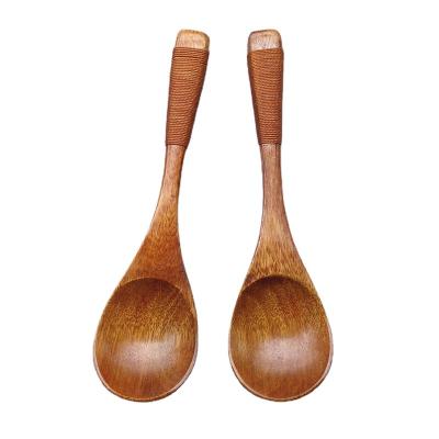 China Viable all kinds of wooden spoons are available. Good quality wooden spoon for restaurant. The salad mixing spoon can be made as a gift for sale