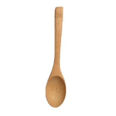 China Viable Wholesale Healthy And Environmentally Friendly Tableware Bamboo Wooden Spoon Tall Spoon Degradable Material for sale