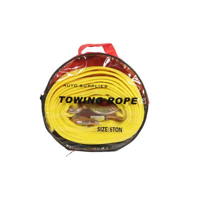 China Tow Car Heavy Duty 5 Ton Recovery Tow Rope Car Tow Rope for sale