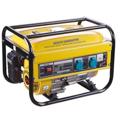 China High Quality Standby BENZINE 2.5kva 6.5HP Engine Recoil Start Air Cooled Gasoline Generator for sale