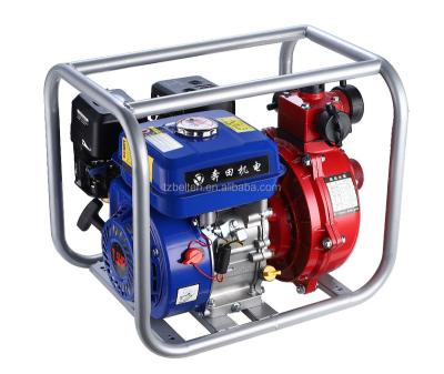 China BELTEN POWER WP20 6.5hp 196cc MARITIME Gasoline Engine Plastic Connect Pressure 2inch Height Gasoline Water Pump CE OEM Color for sale