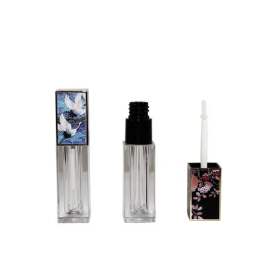 China Cosmetics Wholesale Cosmetic Clear Lip Gloss Bottle / Lip Case Packaging Lip Gloss Tubes for sale