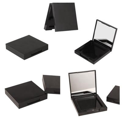 China Morden Luxury Cosmetic Empty Square Powder Case Container Compact Packaging For Make Up Packaging for sale