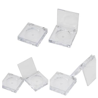 China 2022 Hot Selling Cosmetic Empty Plastic Square Eyeshadow Blusher Case For Cosmetic for sale