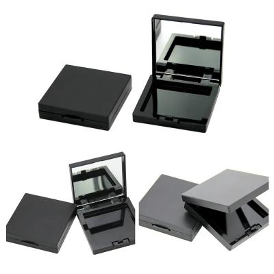 China 2022 Hot Sale Cosmetic Empty Square Plastic Eyeshadow Case Blusher Case For Cosmetic for sale