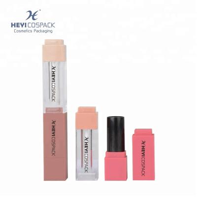 China New cosmetics random combination lip gloss and lipstick packaging by self designed for makeup for sale