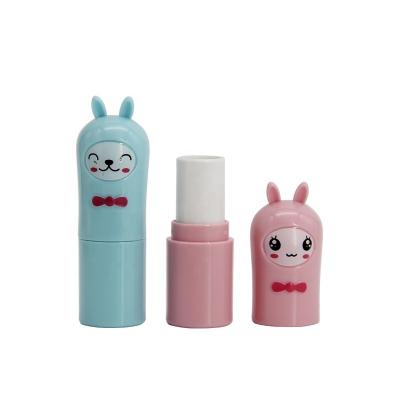 China Cute Empty Cosmetics Factory Price Lip Balm Stick Tube Packaging Container Case Lovely With Cartoon Cap for sale