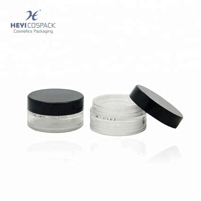 China Powder Case Round Shape Empty Plastic Compact Loose Powder Case for sale