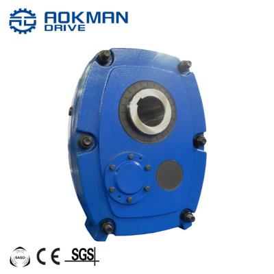 China Building Material Stores SMR Shaft Mounted Gear Reducer Helical Electric Motor Speed ​​Reducer For Belt Drive for sale