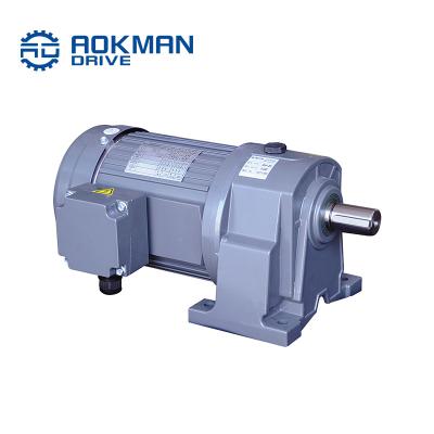 China Building Material Stores Motors G Series Shaft Helical Inline Fitted Solid Gearbox For Mixer Agitator for sale