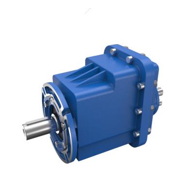 China Low Construction Material Shops RC Series Ratio Cavity Shaft Speed ​​Reducer With IEC Motor Normal Flange Small Gear Motor Helical Reducer for sale