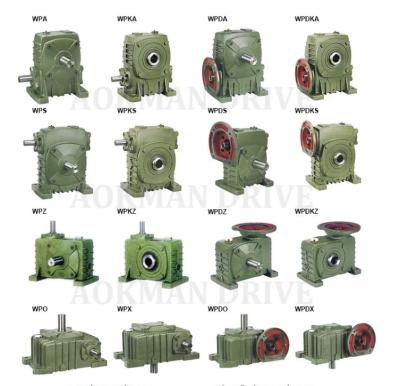 China Building Material Stores WPA Power Transmission Foot Mounted Gearbox 1:50 Ratio Worm Speed ​​Reducer for sale