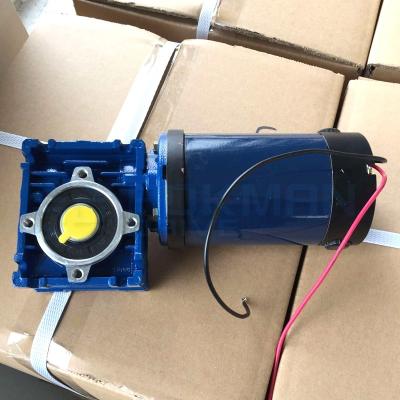 China food & Beverage factory AOKMAN RV 5: 1 ratio 90 degree small worm gearbox motor for sale